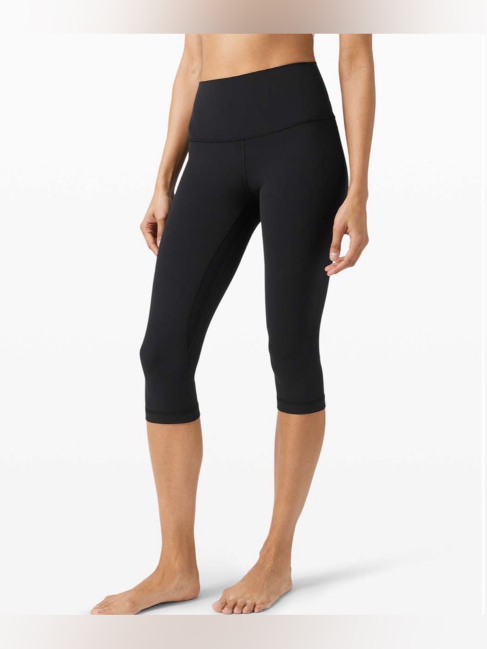 NWT Lululemon Align High Rise Crop 17" Legging Tight Black Size 6 - Picture 2 of 8